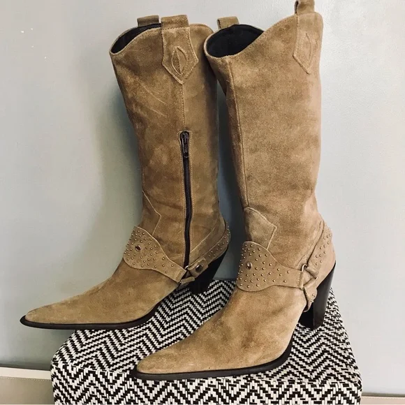 Cowboy Boots vintage Tan - Picture 3 of 6